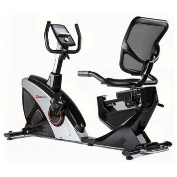 Горизонтальний велотренажер Hop-Sport HS-070L Helix сріблястий iConsole+ 5902308220010 фото