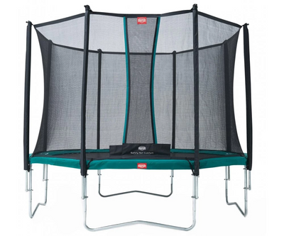 Батут BERG Favorit Regular 11FT 330 Green + Safety Net Comfort (35.11.37.00) 35.11.37.00 фото