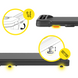 Бігова доріжка Cornix Lexi Walking Pad Black TM-LEXI фото 6