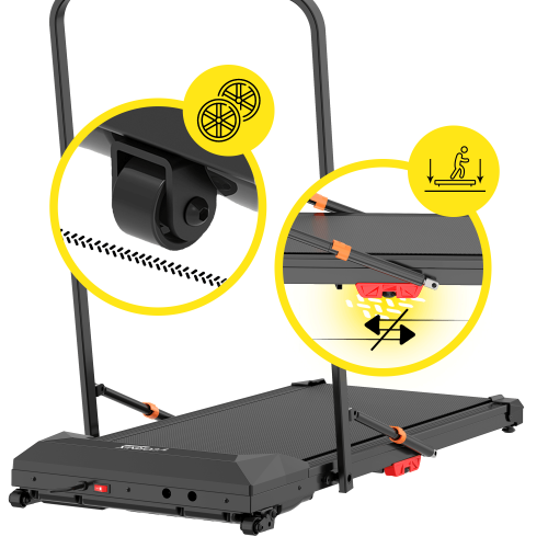 Бігова доріжка Cornix Freya Walking Pad Black TM-FREYA фото