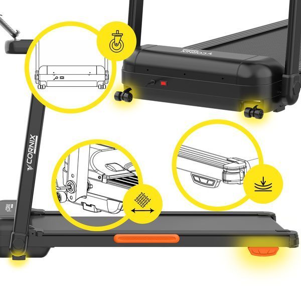Бігова доріжка Cornix Stella Black TM-STELLA фото