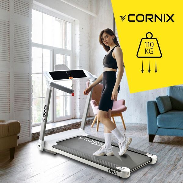 Бігова доріжка Cornix Tina White/Grey TM-TINA фото