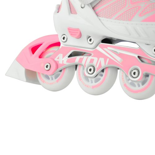 Роликовые коньки Action 2 в 1 Riply/Pink/37-40 153B5/2IN1PINK37-40 фото