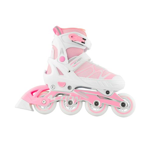 Роликовые коньки Action 2 в 1 Riply/Pink/37-40 153B5/2IN1PINK37-40 фото