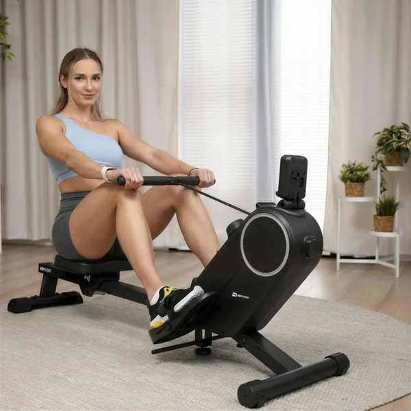 Гребний тренажер Hop-Sport HS-055R Creek Black 5902308240490 фото