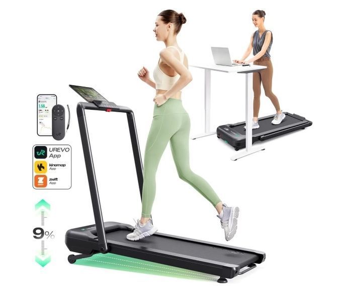 Беговая дорожка UREVO Strol 2S Pro black URTM036 фото