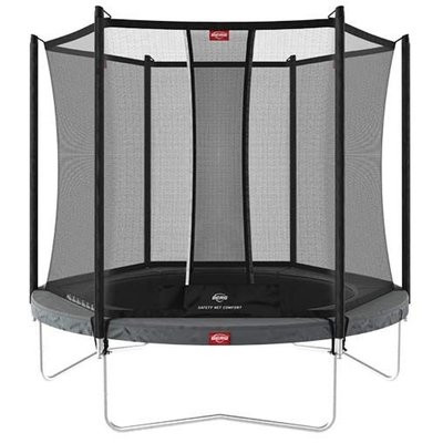 Батут BERG Favorit Regular 200 Grey + Safety Net Comfort 35.07.33.00 фото