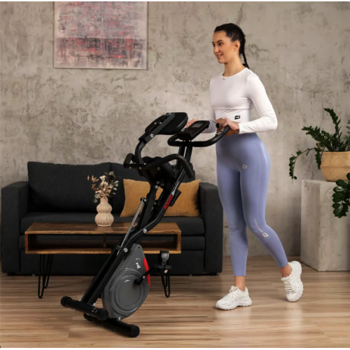 Велотренажер Hop-Sport HS-3030X Apeks X-Bike Grey HS-3030X-grey фото