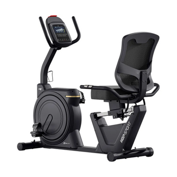 Горизонтальный велотренажер Hop-Sport HS-5000L Ranker (bl-gold) 5902308240360 фото