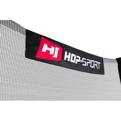 Батут Hop-Sport 14FT 427 см black/blue з внутрішньою сіткою 5902308222052 фото