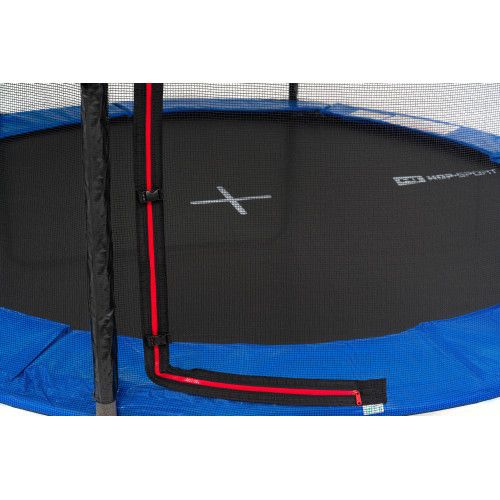 Батут Hop-Sport 14FT 427 см black/blue с внутренней сеткой 5902308222052 фото