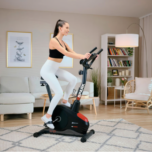 Велотренажер Hop-Sport HS-2080 Spark Black/Red 2025 5902308236462 фото