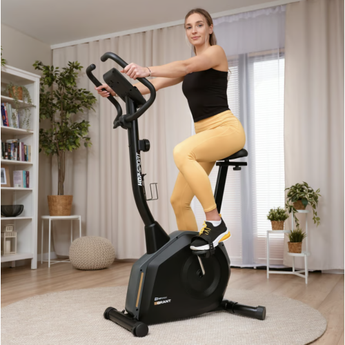 Велотренажер Hop-Sport HS-4000H Grant black/gold 5902308237438 фото