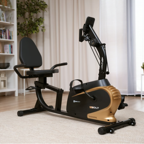 Велотренажер Hop-Sport HS-045L Volt gold 5902308237520 фото