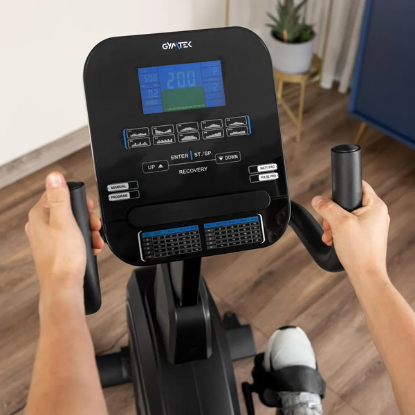 Горизонтальный велотренажер Gymtek XBR6000 Blue 5905884424568 фото
