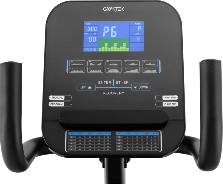 Горизонтальный велотренажер Gymtek XBR6000 Blue 5905884424568 фото