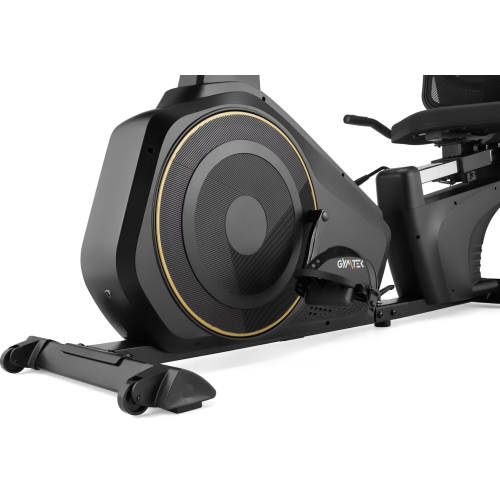 Горизонтальний велотренажер Gymtek XBR6000 електромагнітний золотистий 5905884422632 фото