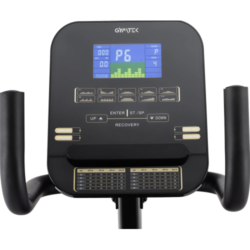 Горизонтальний велотренажер Gymtek XBR6000 електромагнітний золотистий 5905884422632 фото