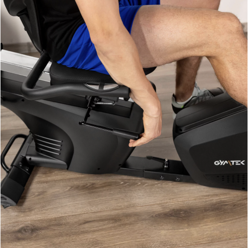 Горизонтальний велотренажер Gymtek XBR6000 електромагнітний золотистий 5905884422632 фото