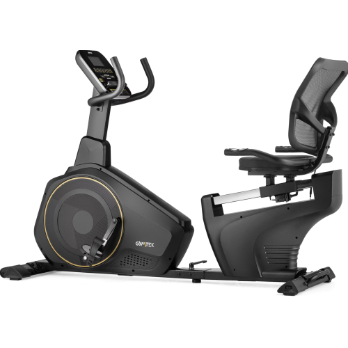 Горизонтальний велотренажер Gymtek XBR6000 електромагнітний золотистий 5905884422632 фото